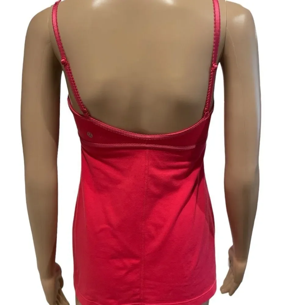Lululemon Red /rasberry Tank Top size 6